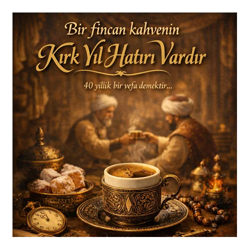 Bir fincan kahvenin 40 yıl hatırı vardır. Sözü Nereden Gelir