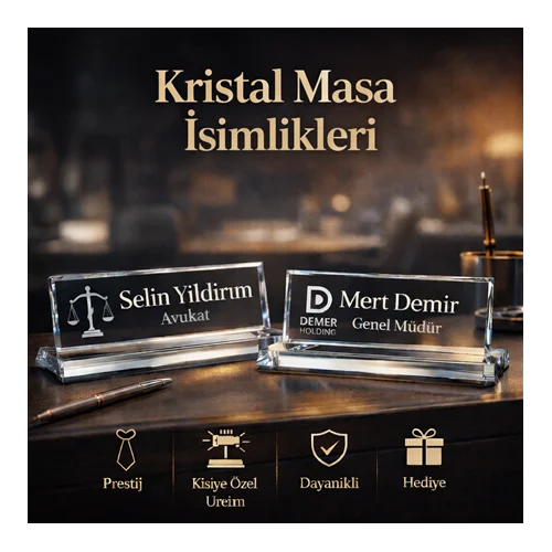 Kristal Masa İsimlikleri Nedir? Nerelerde Kullanılır?