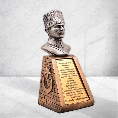 Fotomat Atatürk Büstü Heykeli Biblosu Figür