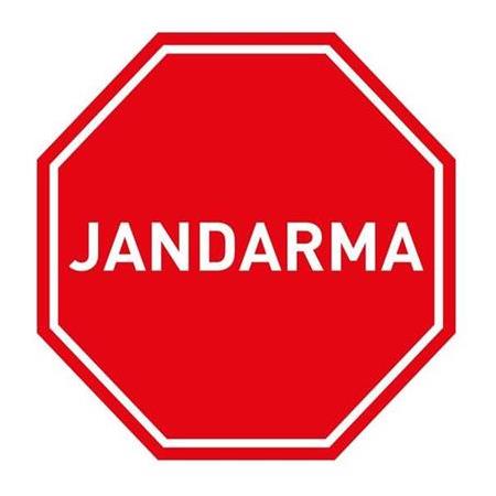 Fotomat Jandarma 40cm Sac Levha
