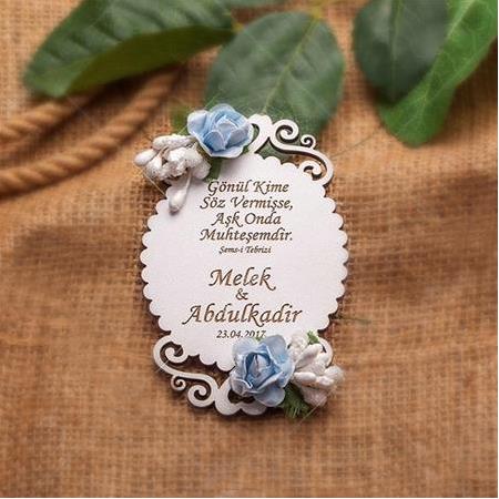 Fotomat 0019 - Nişan Nikah Kına Süsü Magneti