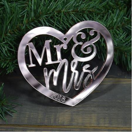 Fotomat 0028 Düğün Magneti Nikah Magneti Gümüş Aynalı Pleksi