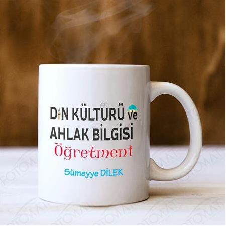 Din Kültürü ve Ahlak Bilgisi Öğretmen Kupa Bardak