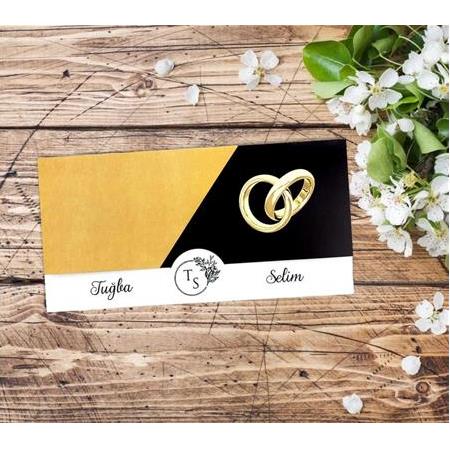 Fotomat Ezel Davetiye 2052 - Düğün Nişan Davetiyesi