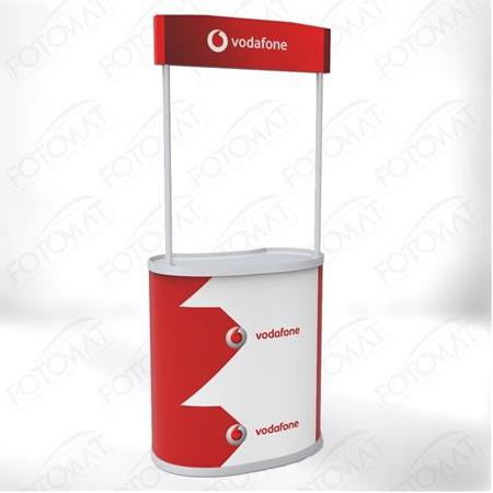 Fotomat Tanıtım Sunum Anket Oval Fasülye Stand