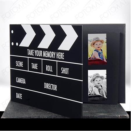 Fotomat Sinema Klaket Desenli Kendin Yap Fotoğraf Albümü