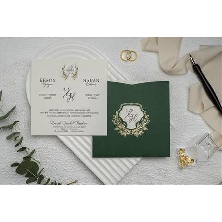 Fotomat 9283 Erdem Ekonom Düğün Nişan Davetiyesi
