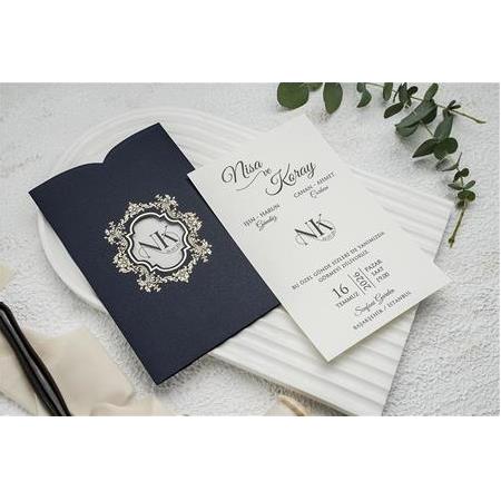 Fotomat 9162 Erdem Ekonom Düğün Nişan Davetiyesi