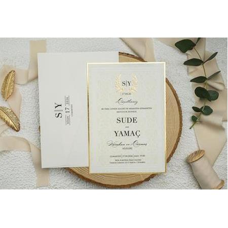 Fotomat 9264 Erdem Ekonom Düğün Nişan Davetiyesi