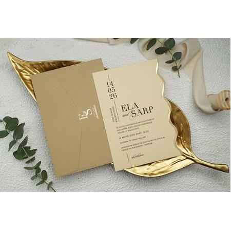 Fotomat 9252 Erdem Ekonom Düğün Nişan Davetiyesi