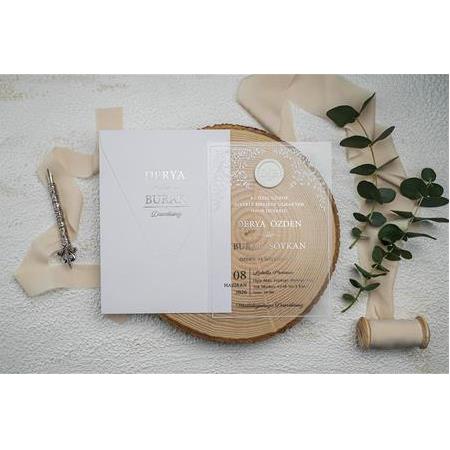 Fotomat 9364 Erdem Ekonom Düğün Nişan Davetiyesi