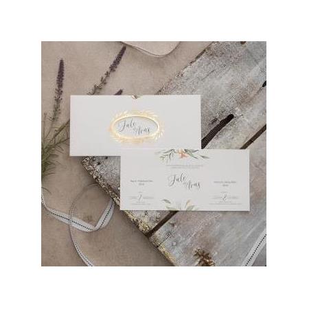 40389 Eco Polen Düğün Nişan Davetiyesi Fotomat
