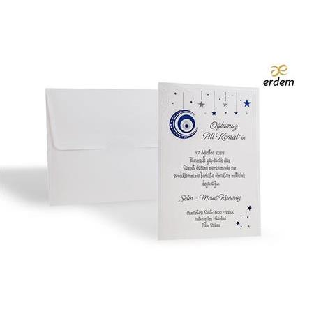 80952 Erdem Sünnet Davetiyesi Fotomat