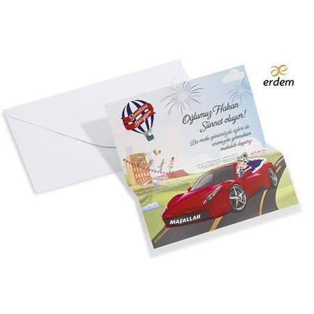 80918 Erdem Sünnet Davetiyesi Fotomat